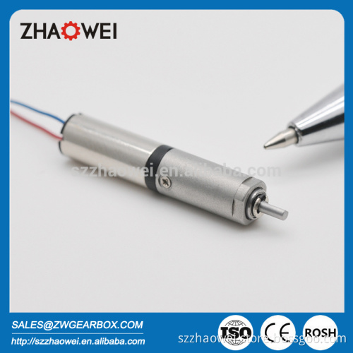 Dia 6mm ratio 6:1 Small Geared Motor With Planetary gearbox